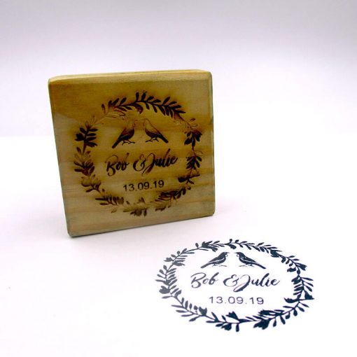 Wedding Wooden Traditional Stamp