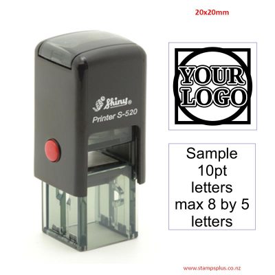 S520 20x20mm Self Inking Rubber Stamp