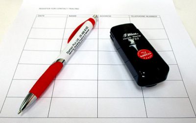 Pocket-sized personal rubber stamp