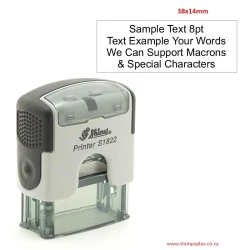 Rectangular Stamp 38x14mm