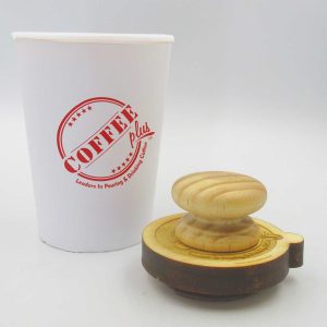 Coffee cup stamp
